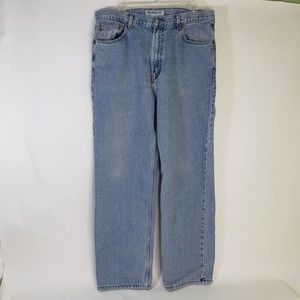 Men's Levi's 550 Relaxed Fit Straight Leg 36X33 Light Wash Dad Jeans